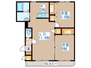 大光伍番館の物件間取画像